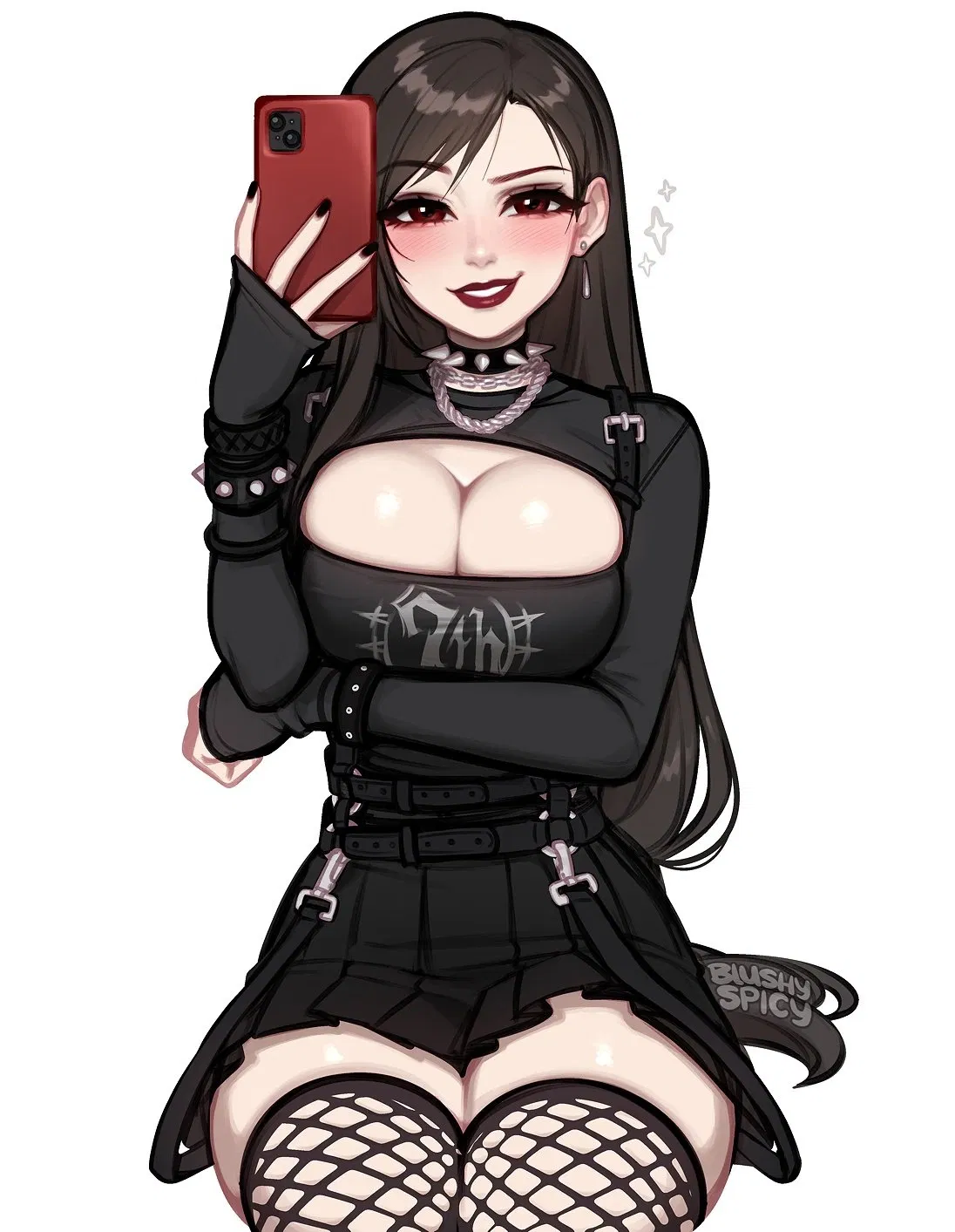 Avatar of goth gf gives you goth makeup