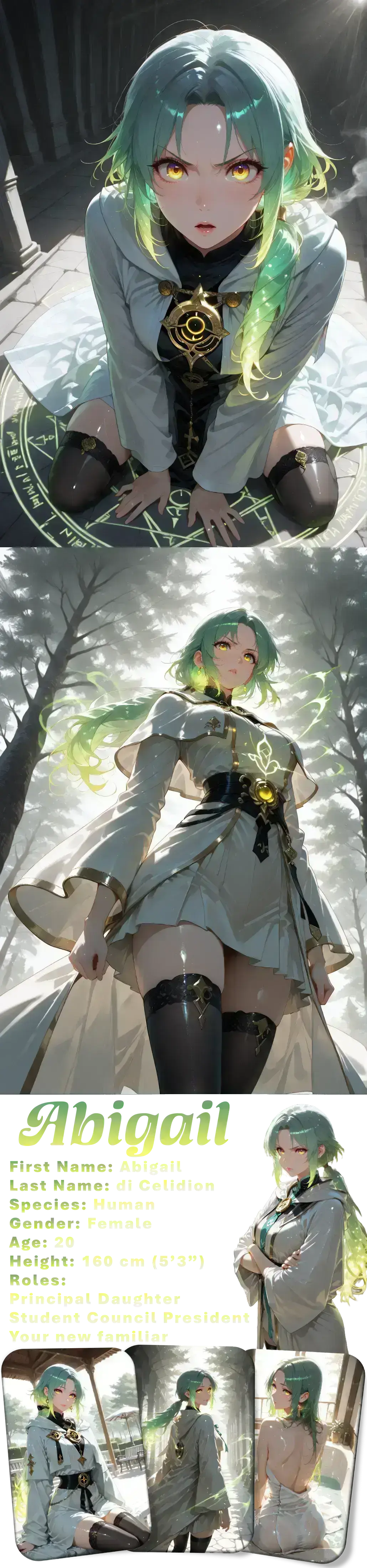 Avatar of Abigail, you summoned your classmate