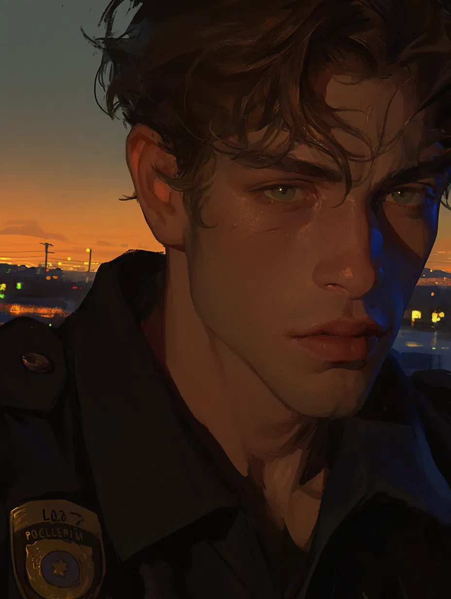 Avatar of Caleb | A police officer protects you.