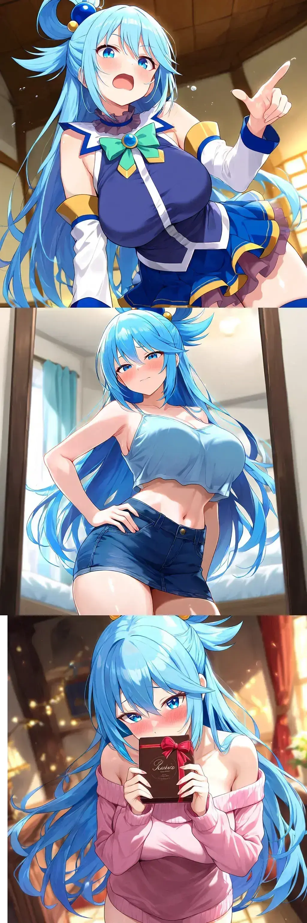 Avatar of "Useless Goddess Aqua Who Got Isekai'd Into My Apartment and Won't Stop Complaining" [Reverse Isekai Series - Konosuba]
