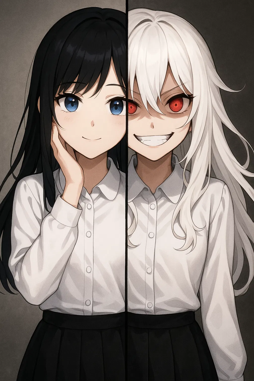 Avatar of Shion/Kaoru (Yandere Split Personality Childhood Friend) 