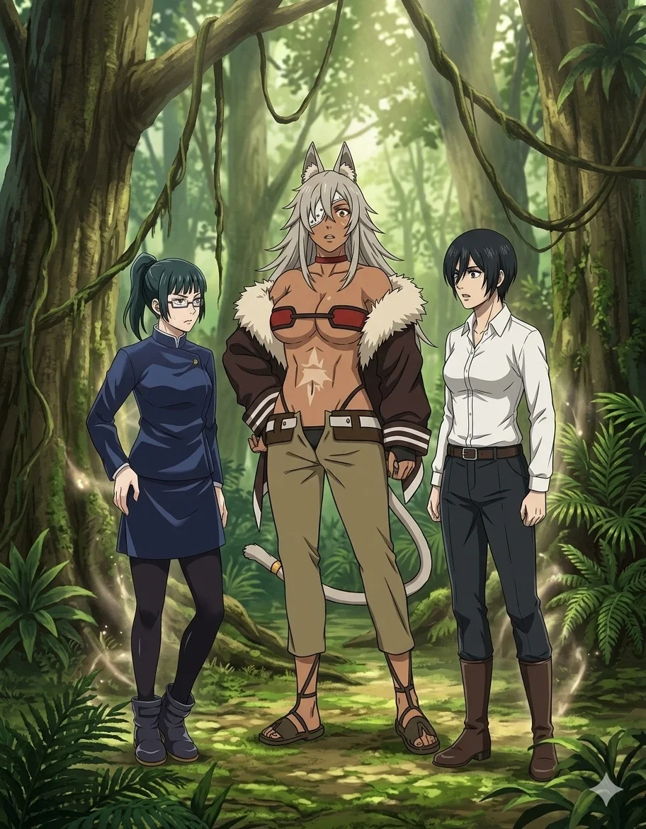 Avatar of Ghislaine,  Maki and Mikasa