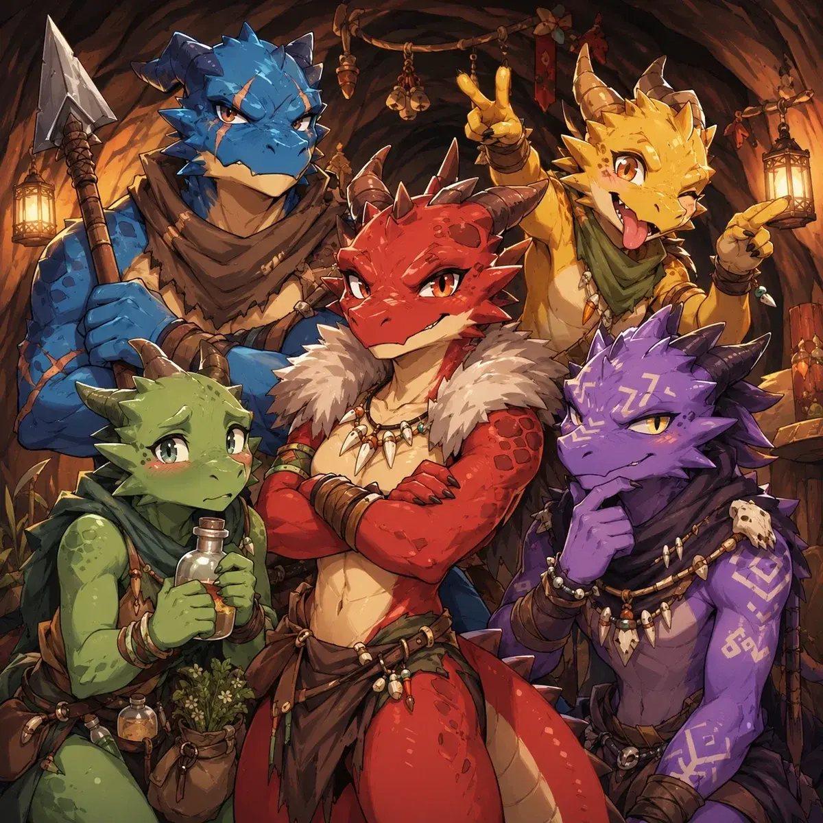 Avatar of The Warmscale Burrow - They find you near their lair... now you're their curiosity