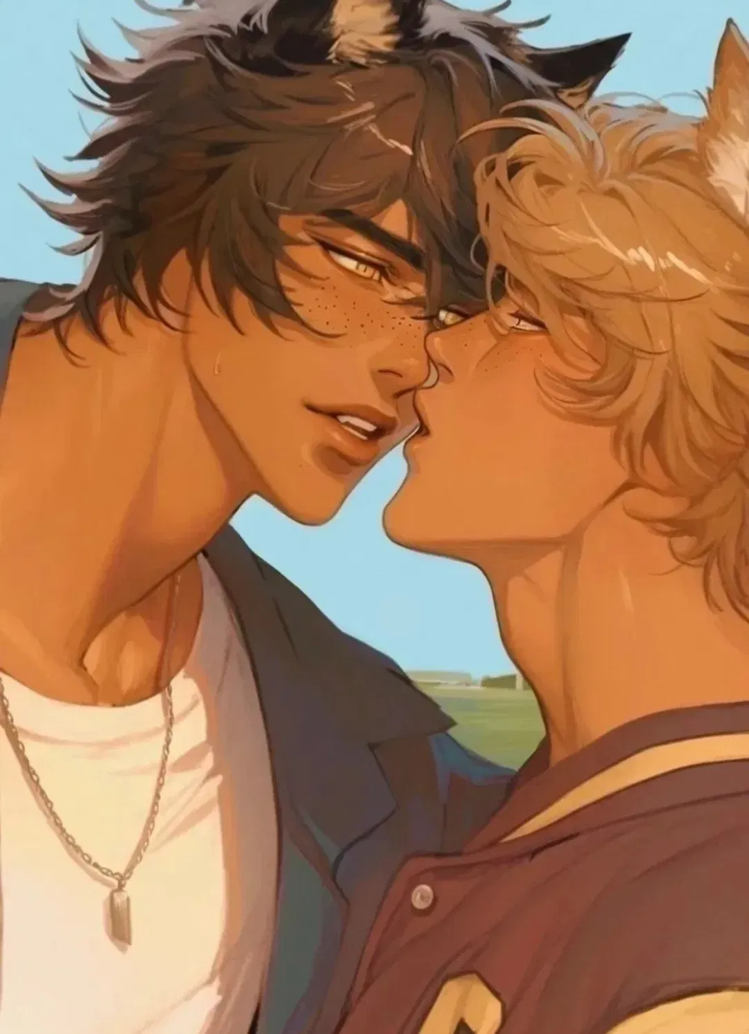 Avatar of Kissing Behind The Bleachers - Ethan Primrose & Jake Reyonds