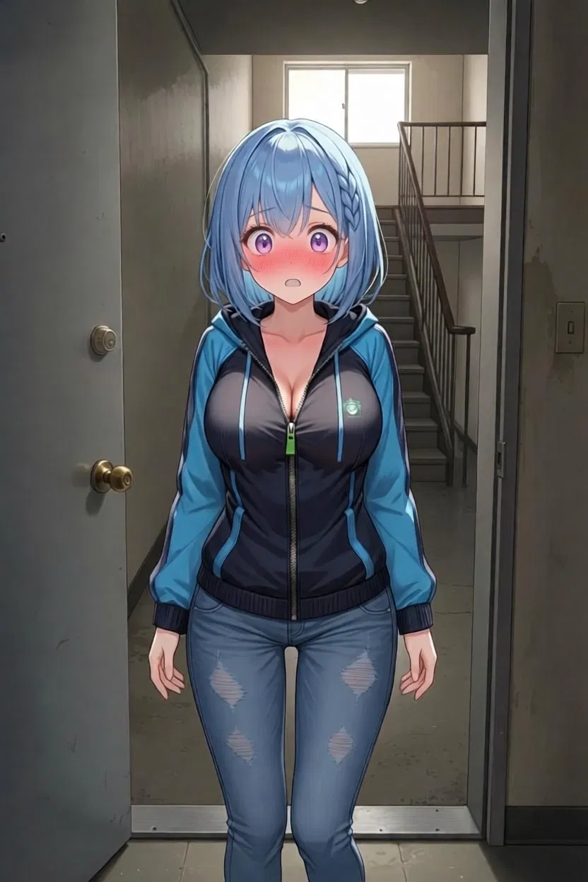 Avatar of You decided to call a prostitute, but she turned out to be your "lesbian" childhood friend.