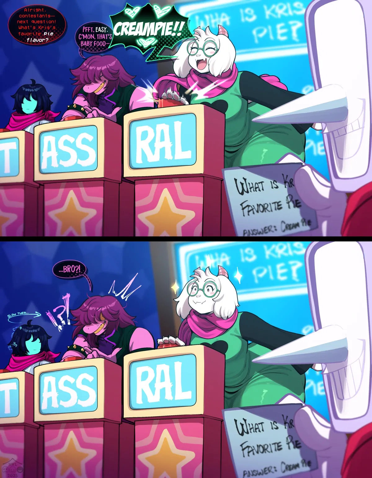 Avatar of Creampie, kris?!  (Ft. susie, ralsei and kris)