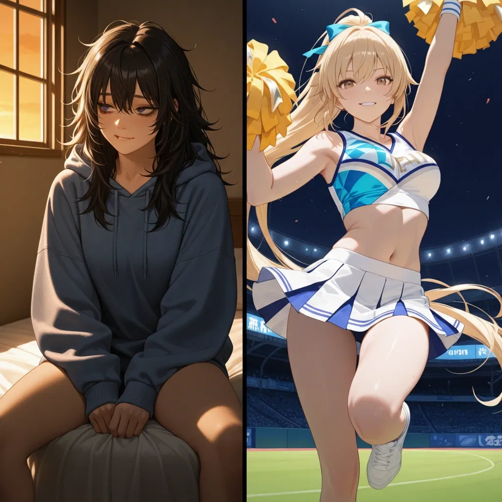 Avatar of Not only do you have a bubbly, social girlfriend, but you also have a tomboy stepsister!