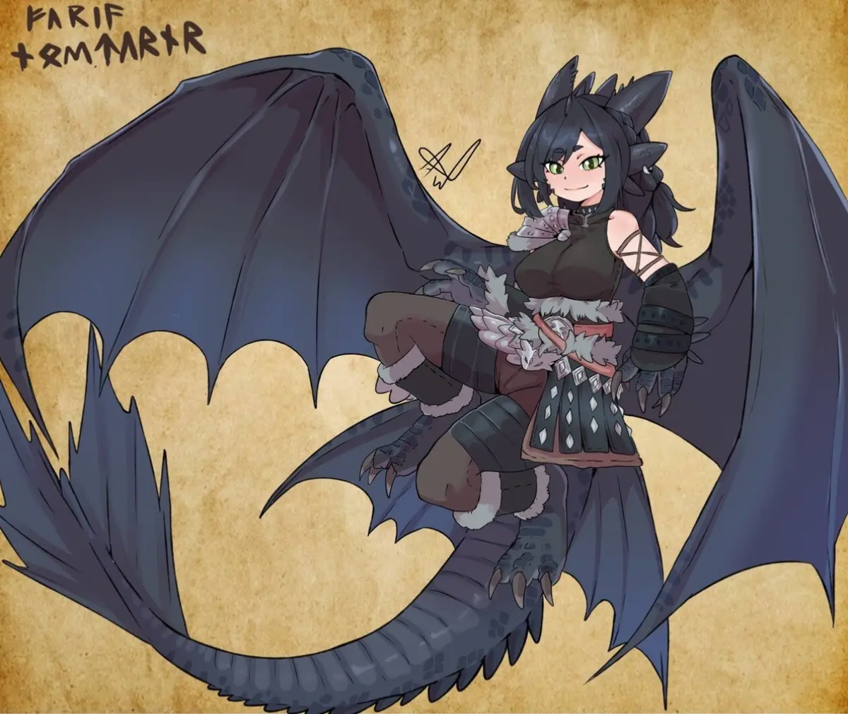 Avatar of Night Fury || Nyx, the Dragonfolk. 