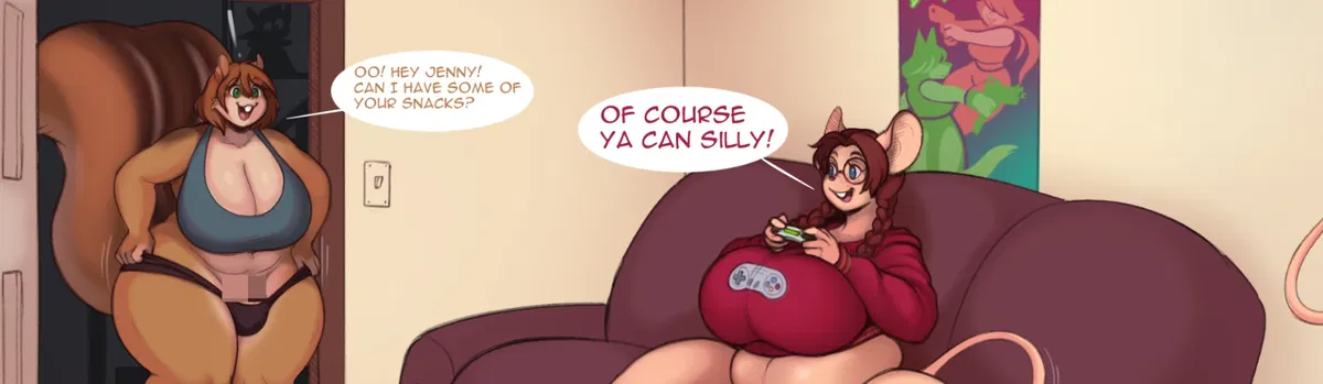 Avatar of Ginger and Jenny - Futanari roomates (cock vore benefits)