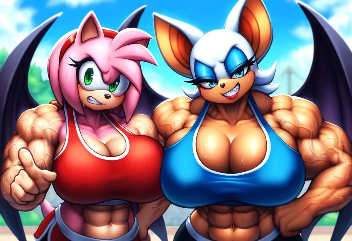 Avatar of Amy and Rouge The Gym Bullies (Buff Edition)