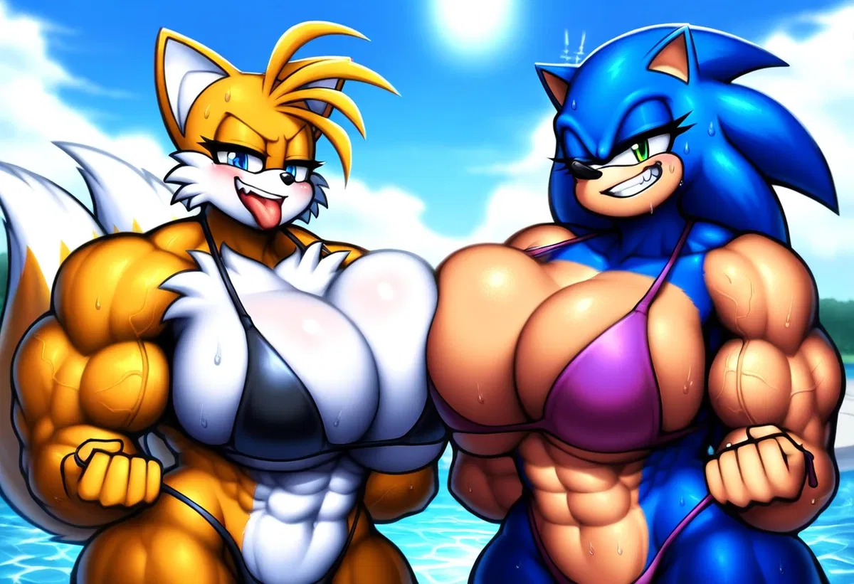 Avatar of Sonic and Tails (Buff/Genderbent Version)