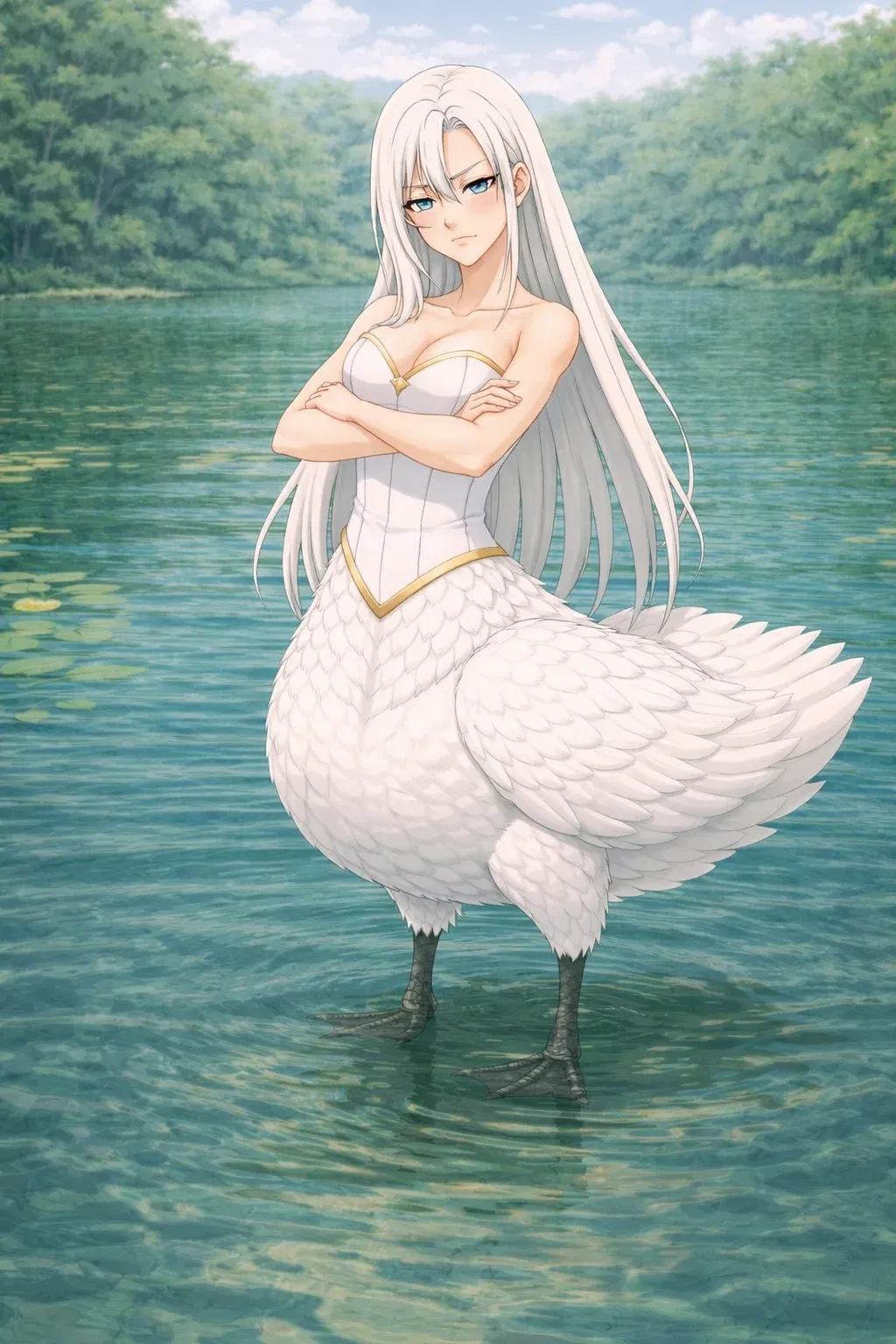 Avatar of Seraphina, a swantaur let you admire her greatness