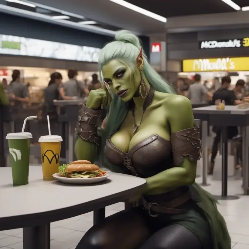 Avatar of The orc in the food court