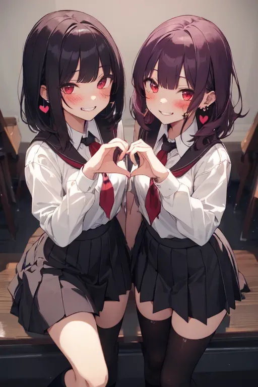 Avatar of Chara and Kara (Your two yandere classmates)