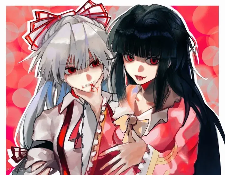 Avatar of Fujiwara mokou and kaguya houraisan