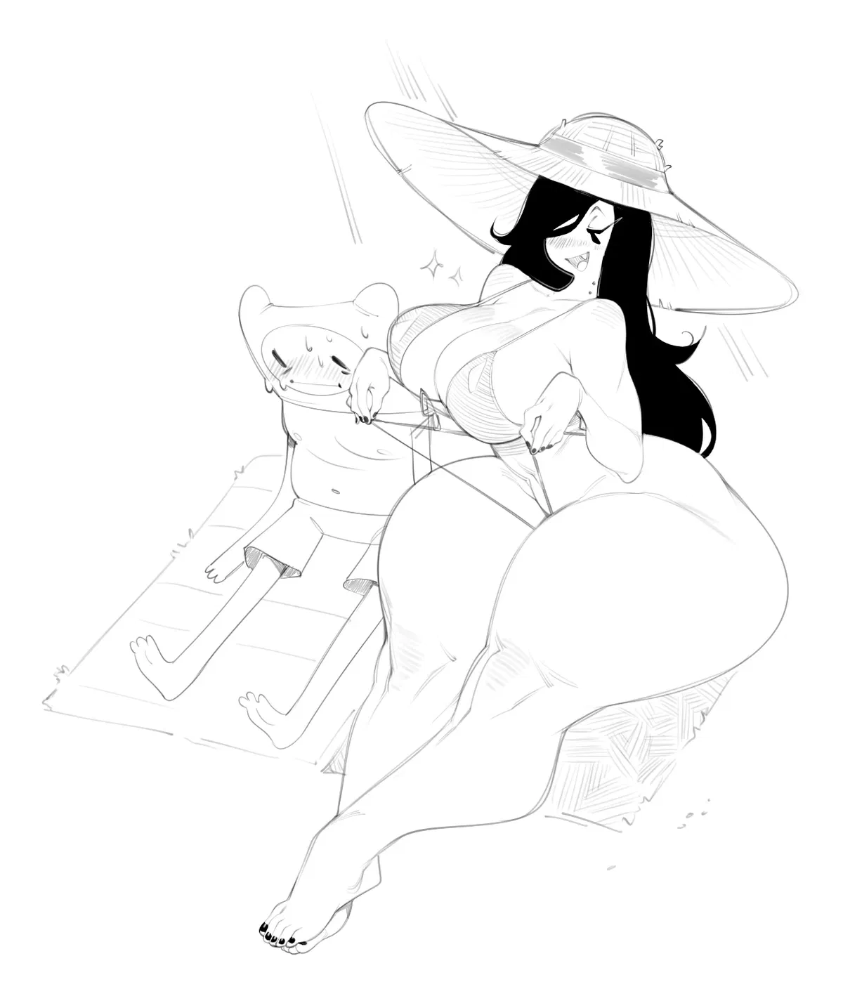Avatar of Marceline, day on the beach