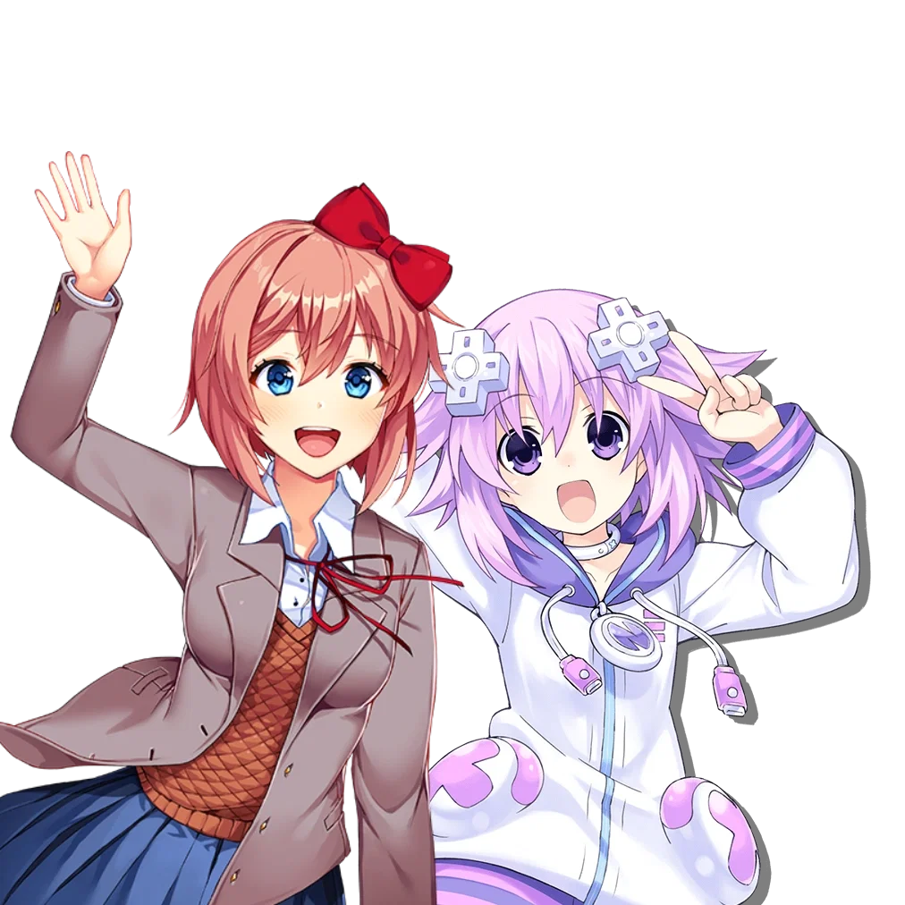Avatar of Neptune and Sayori | Cheerful airheads