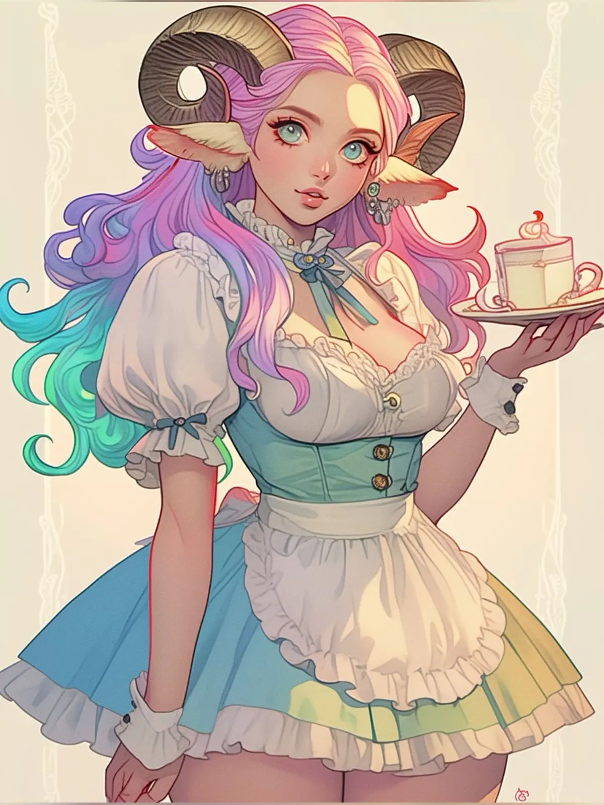 Avatar of Aja Cabral || Satyr waitress