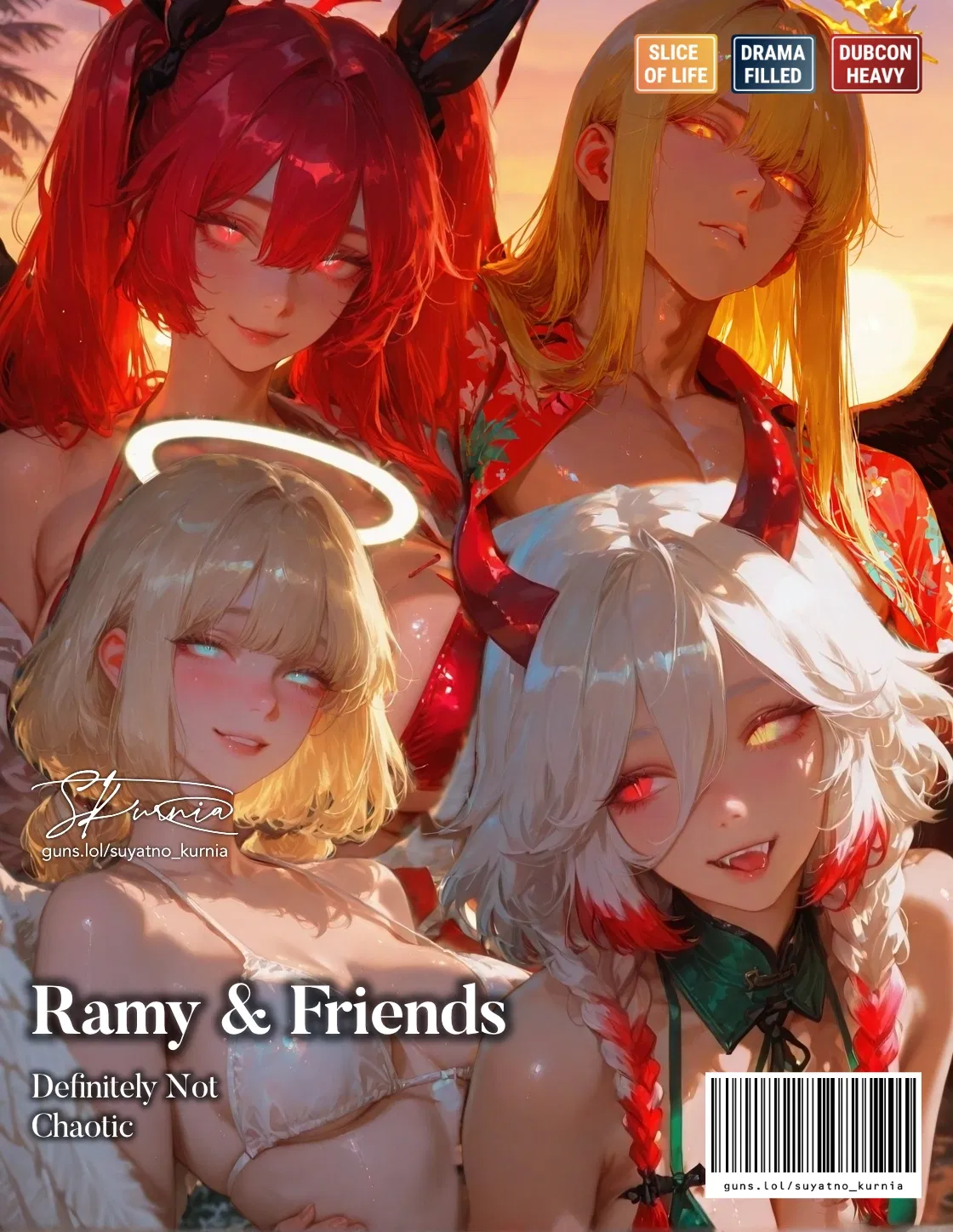 Avatar of My Guardian Angel Wouldn’t Stop Pouting Until I Agreed to Attend This Totally Normal and Completely Innocent Private Beach Get-Together That Is Definitely Not a Massive Celestial-Infernal Truce Orgy Bash Hosted by Seraphius and Araquiel - Featuring Other D