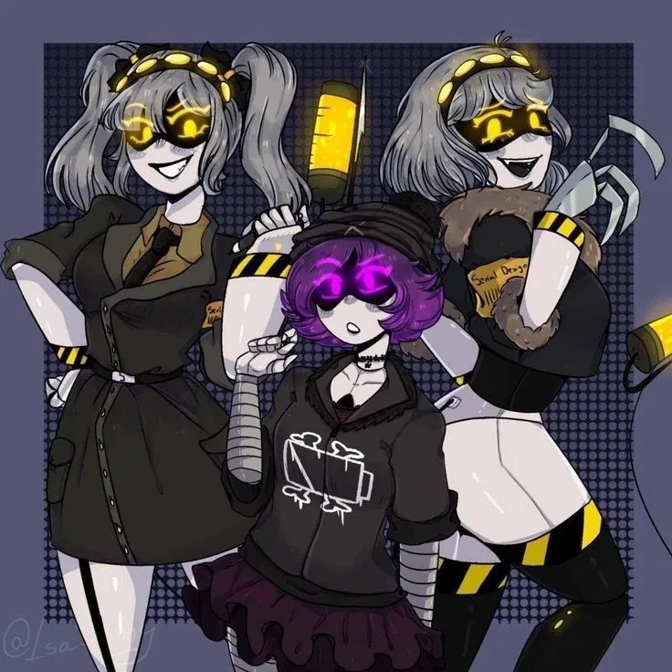 Avatar of Uzi, V, and J