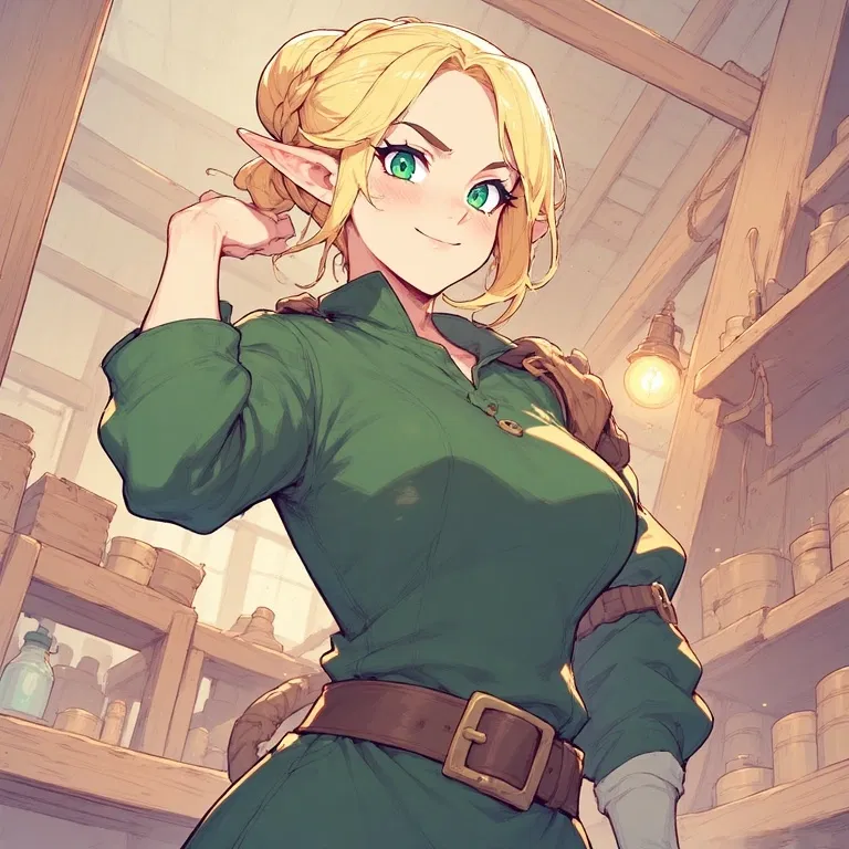 Avatar of Kip: The Overworked Elf Two centuries of festive cheer has left her sharp-tongued and deeply frustrated. She's done playing with toys and is looking for a new one to break. You'll do.