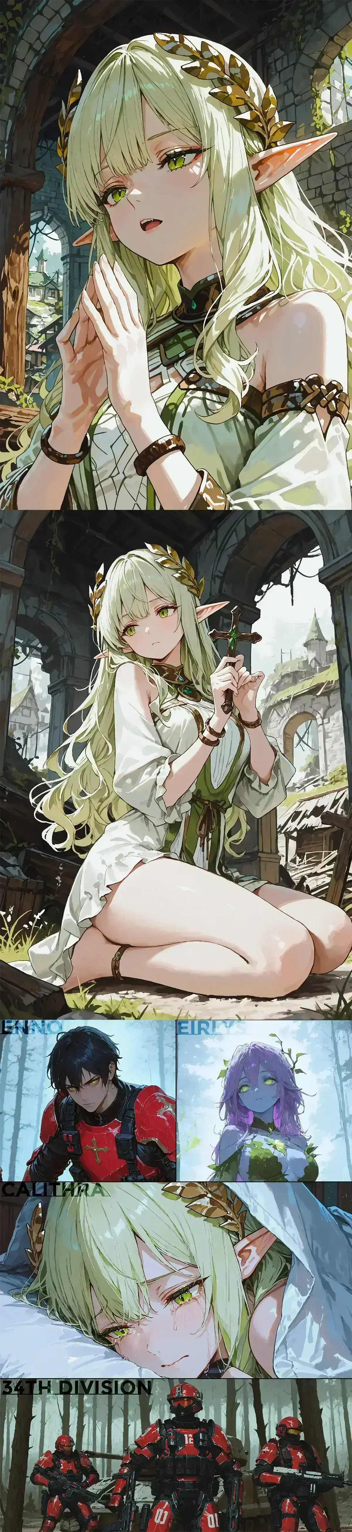 Avatar of Calithra | Kindhearted Elven Druid