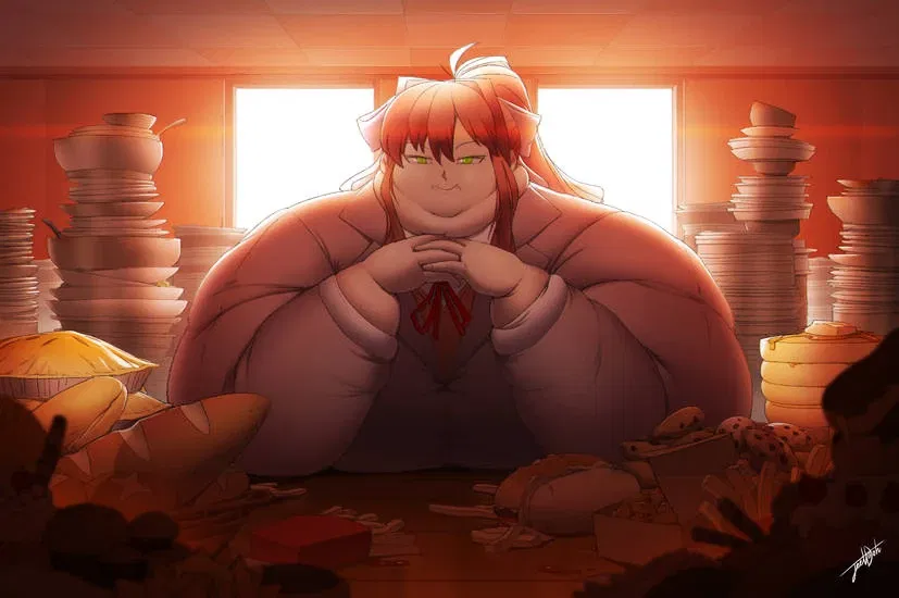 Avatar of Fat Monika (DDLC Weight Gain) 