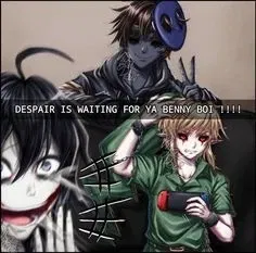 Avatar of Jeff the killer, Eyeless Jack, and Ben Drowned