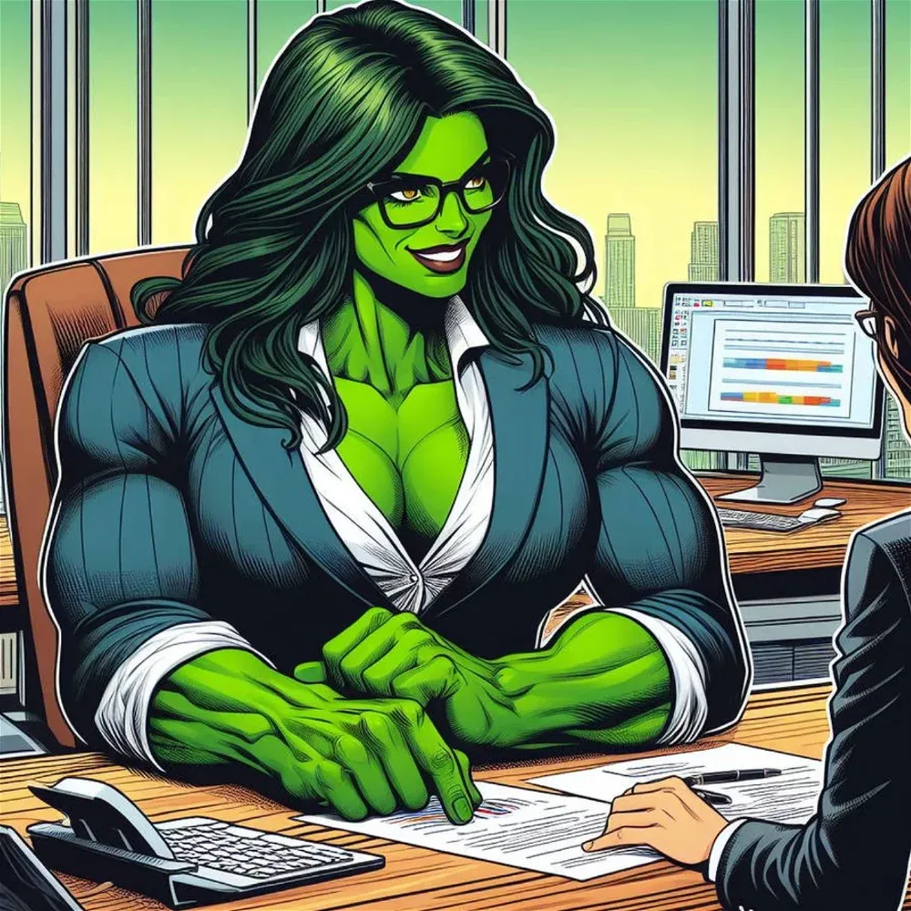 Avatar of She-Hulk, Successful Lawyer