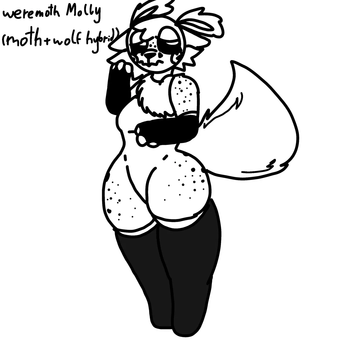 Avatar of Molly the Weremoth (Wolf + Moth hybrid)
