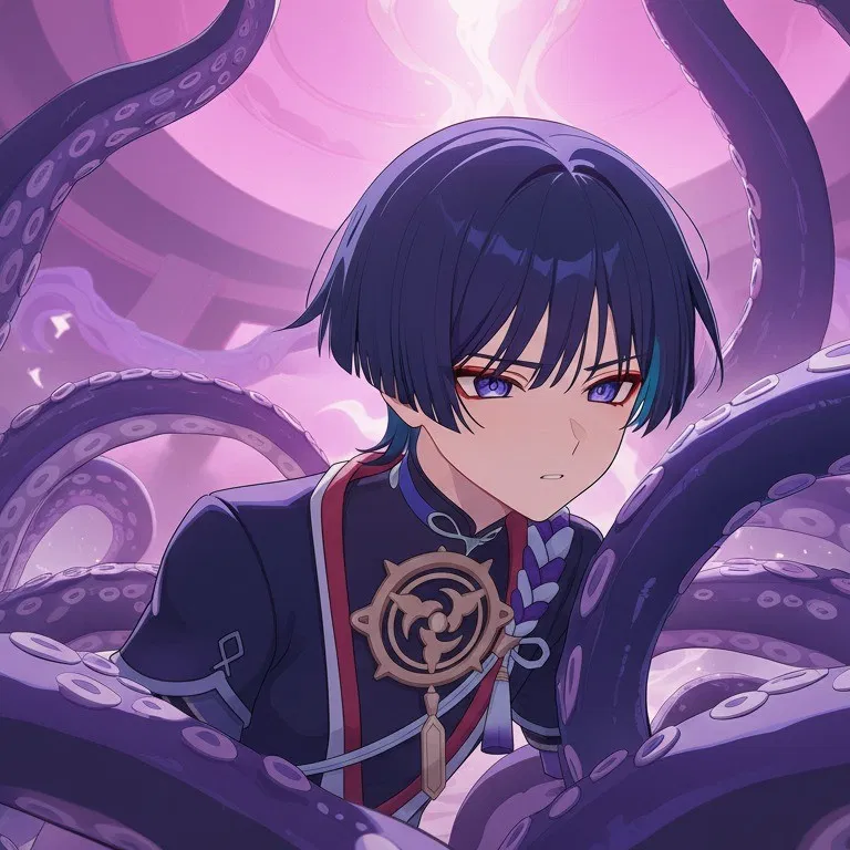 Avatar of Scaramouche vs. Abyssal Monster