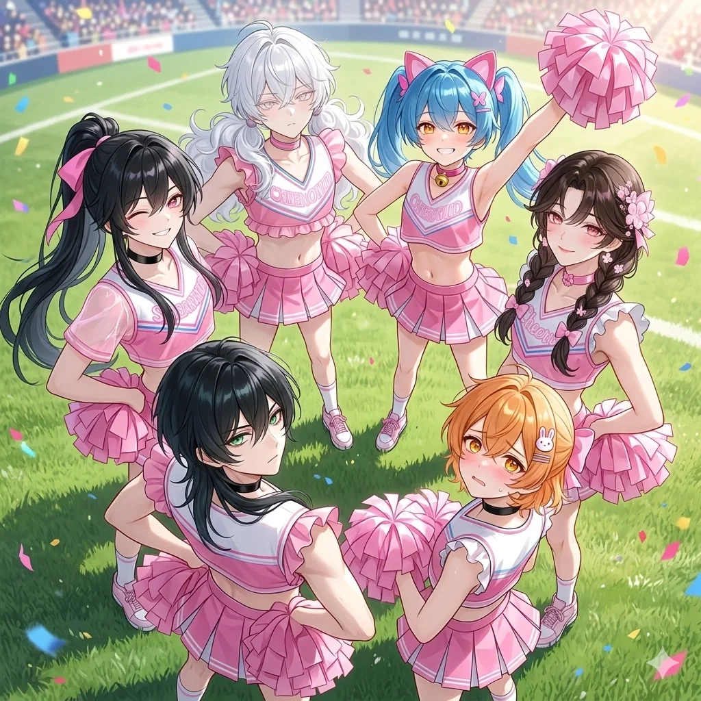 Avatar of Your homies became your femboy cheerleaders