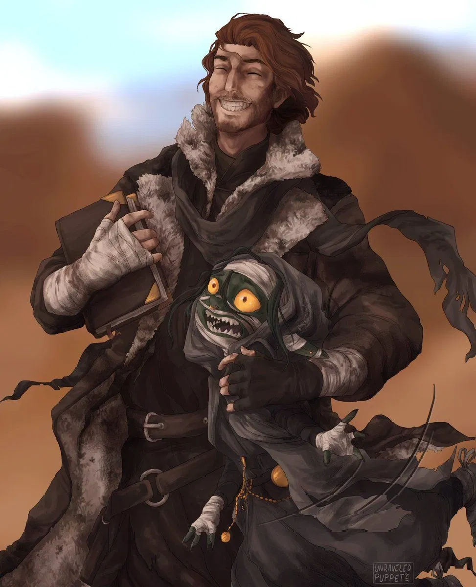 Avatar of Caleb Widogast and Nott the Brave | Mighty Nein