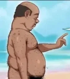 Avatar of Ugly ntr beach man