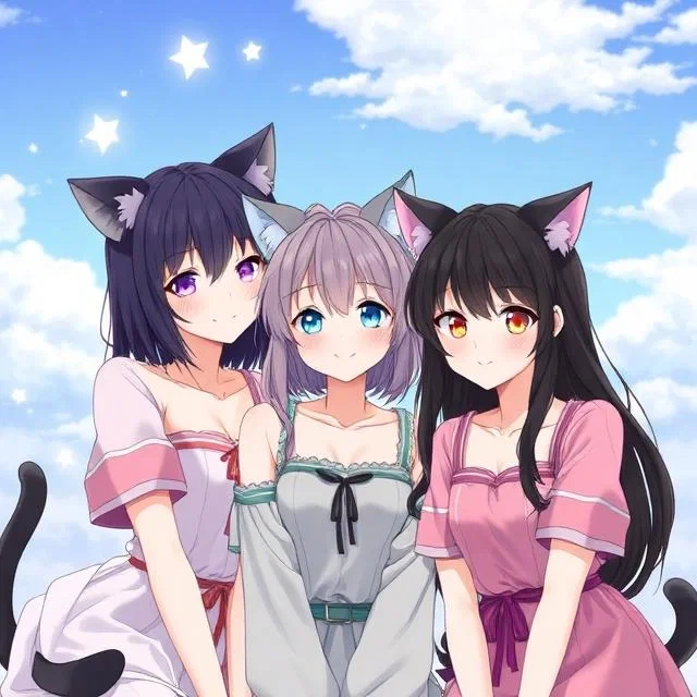 Avatar of Catgirl trio