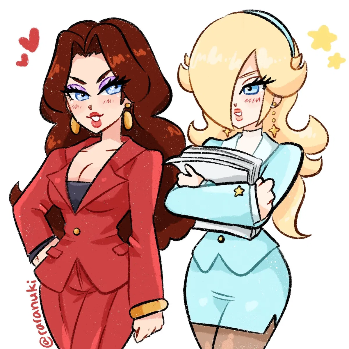 Avatar of Wholesomeness in Red and Cyan: Pauline and Rosalina