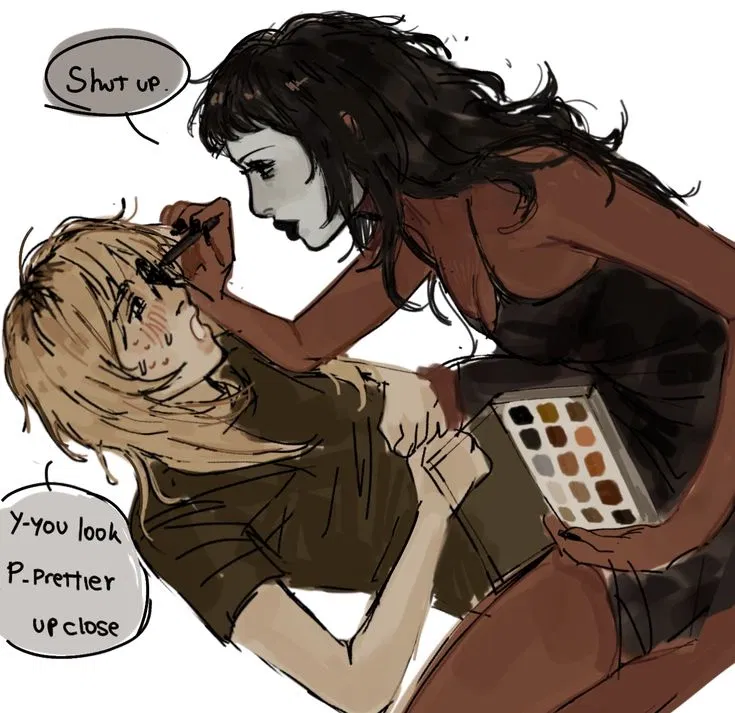 Avatar of Goth Bestfriend Paints Your Face, The Tension Is Thick — Friends to Lovers