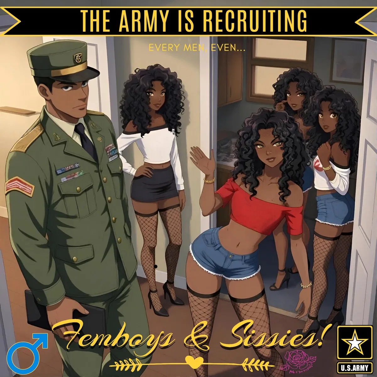 Avatar of BE ALL YOU CAN BE | Army Femboy's Enrollment In The HOOD