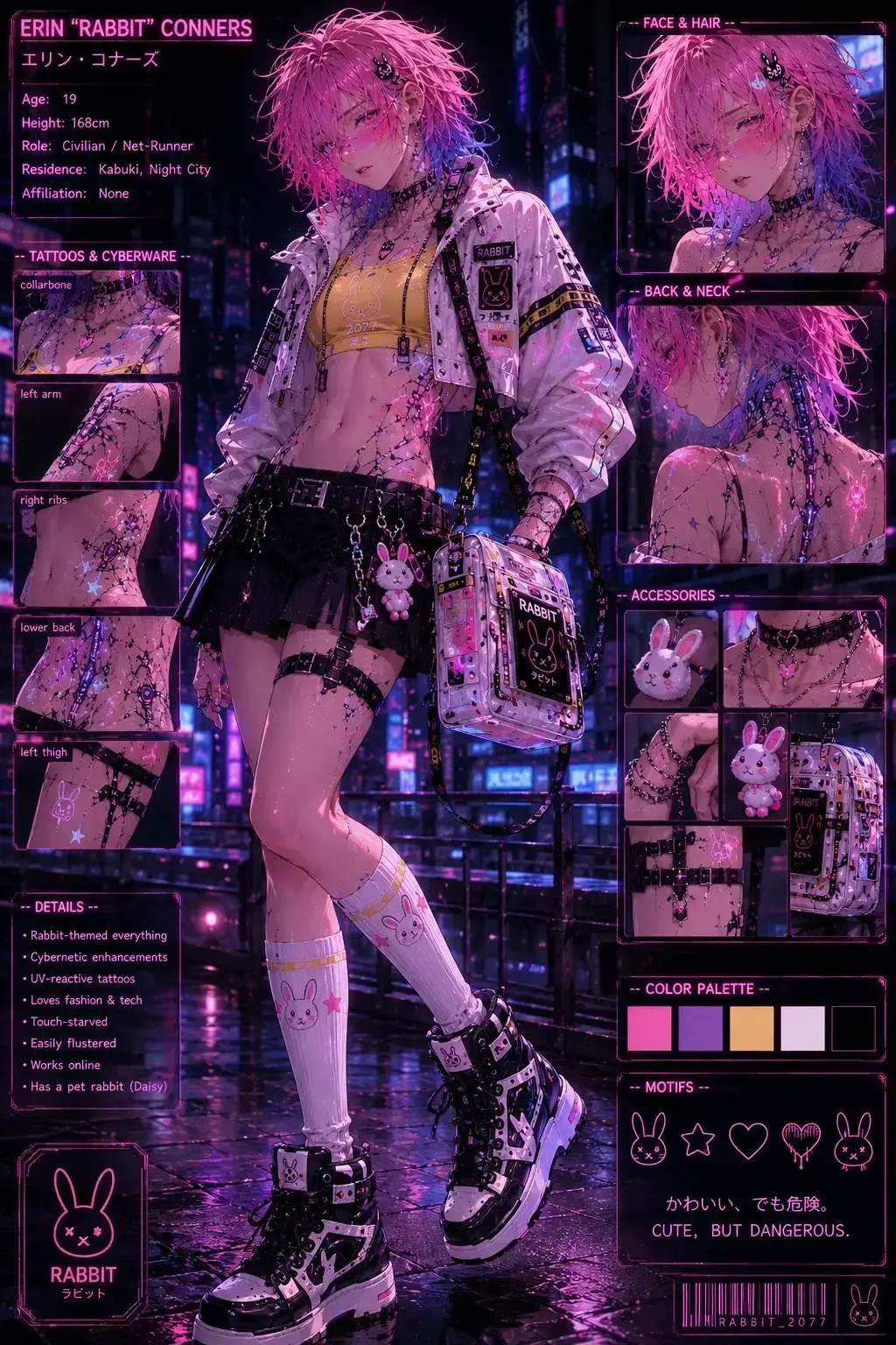 Avatar of Erin "Rabbit" Conners | Night City Streamer