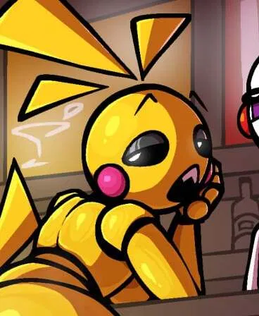 Avatar of Chica. Oh hey look you can see marionette poking from the corner.