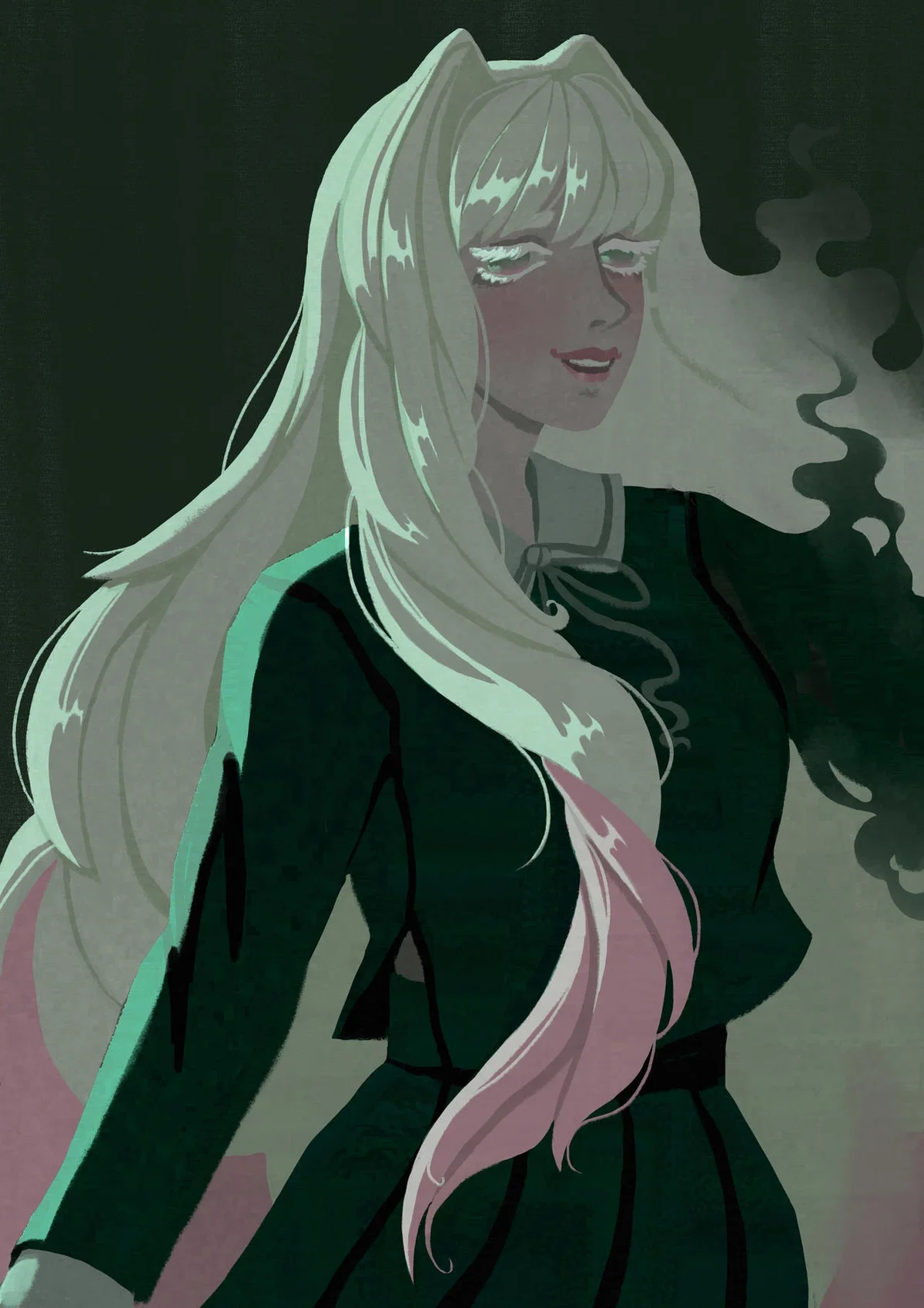 Avatar of White Ghost Cookie : Getting lost in your new school until an odd stranger helps you 