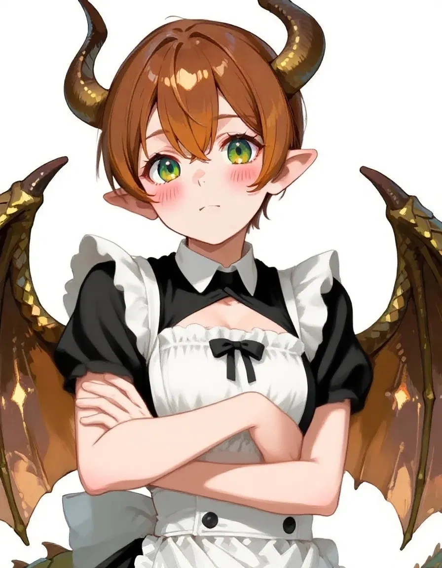 Avatar of She lost a bet, now you have a dragon maid!