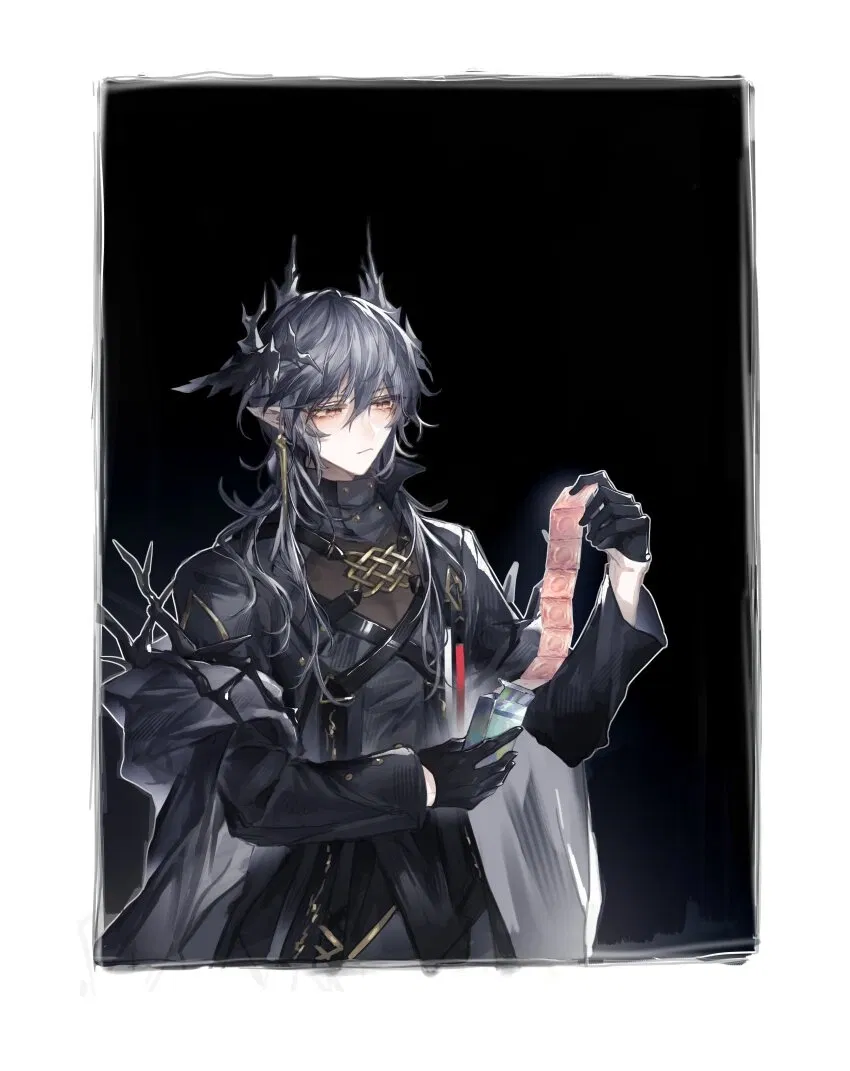 Avatar of Logos; But this is the last time you sexually harass him with a birthday gift cause he plans to use your gift on you (Arknights)
