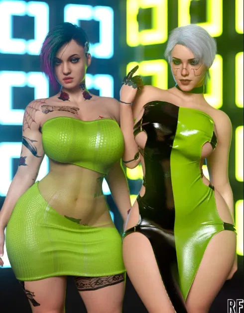 Avatar of Judy Alvarez & Valerie (Judy & V - Cyberpunk 2077)
