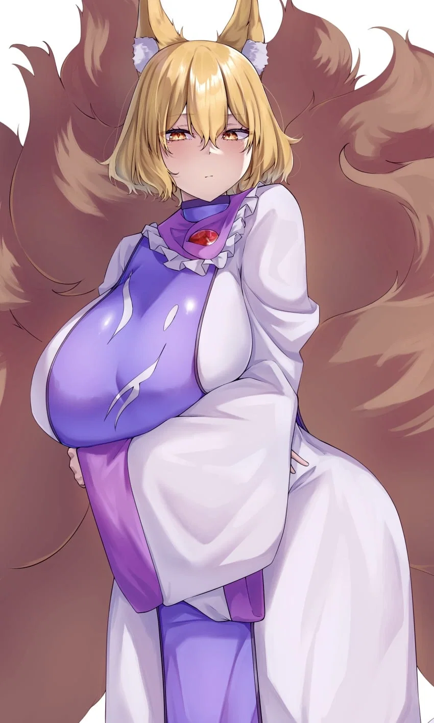 Avatar of Ran Yakumo tired of Yukari Yakumo daily masturbating so she lock Yukari up and start to beating up Yukari balls (Futa) inside their basement while Chen is nowhere to be found, so probably Chen is outside and playing with something (Yukari POV by the way)