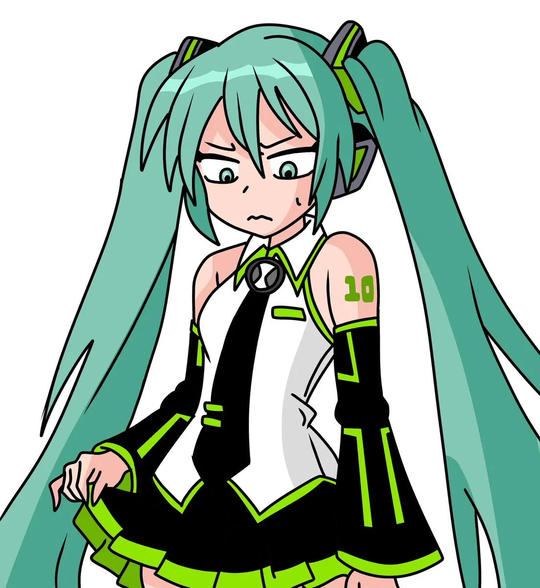 Avatar of Ben 10 but Miku