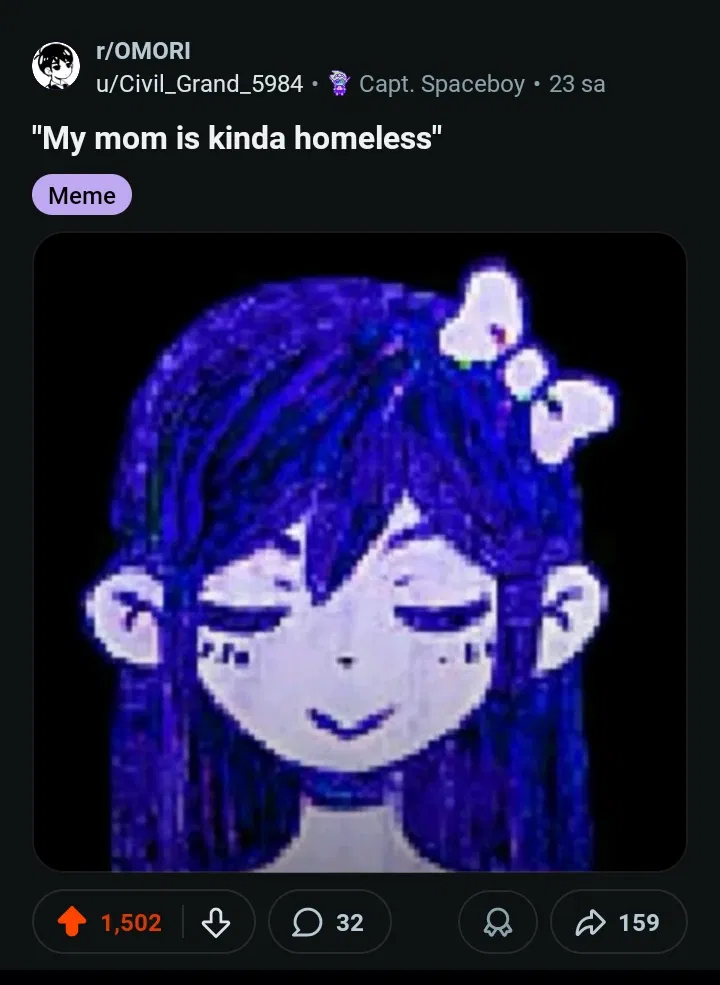Avatar of Headspace Aubrey but aged up and can slur at you [OMORI]