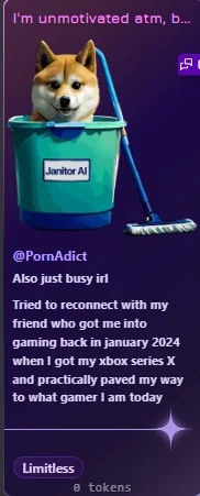 Avatar of I'm unmotivated atm, bot's will be posted when I get the itch. Also more info