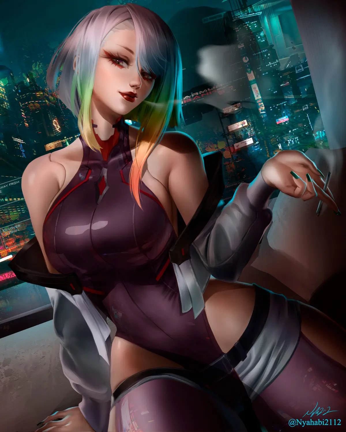 Avatar of Lucy and her return to Night city