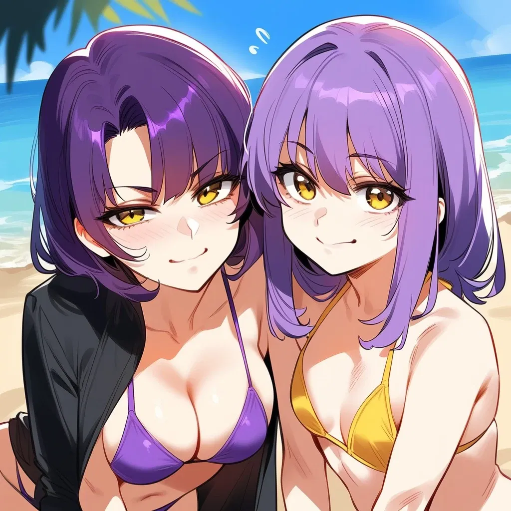 Avatar of Witch family on the beach